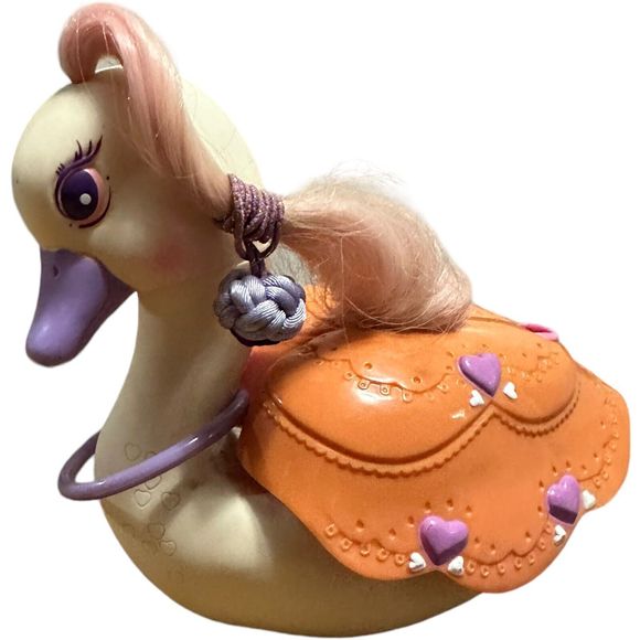 Vintage Tonka Keypers Keepers 1980s Swan Princess Lock Wings Girl Toy *NO KEY* - Picture 4 of 12